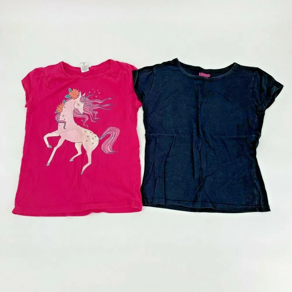 Limited Too & Gymboree Girl T-shirt Lot Bundle Short Sleeve Kids Sz 10 Sz 14/16